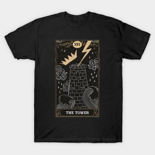 The Tower Tarot Card T-Shirt